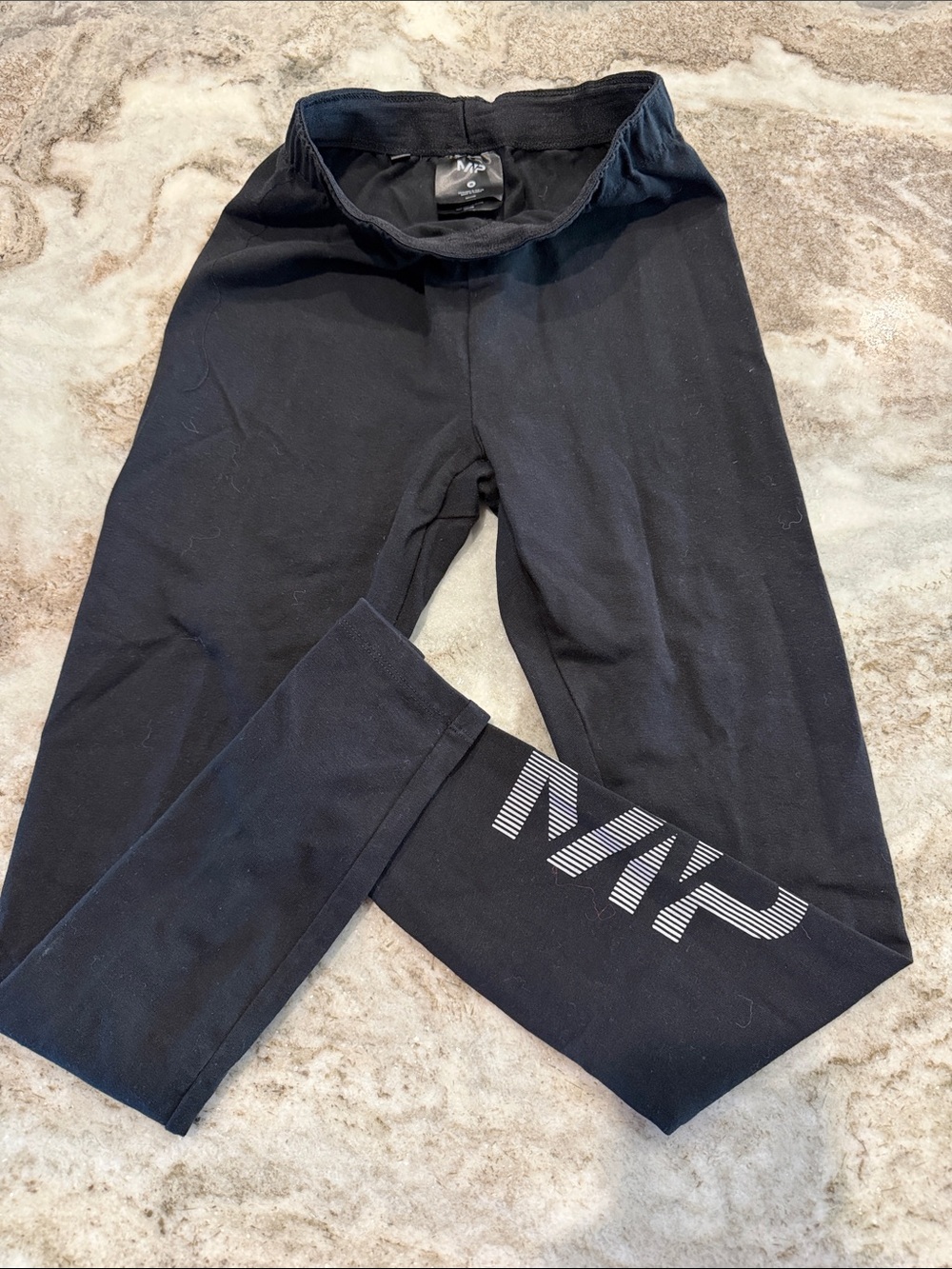 MP Essentials Girls' Black Active Leggings